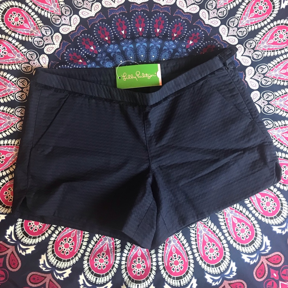 NWT Lilly Pulitzer Adie Shorts Navy